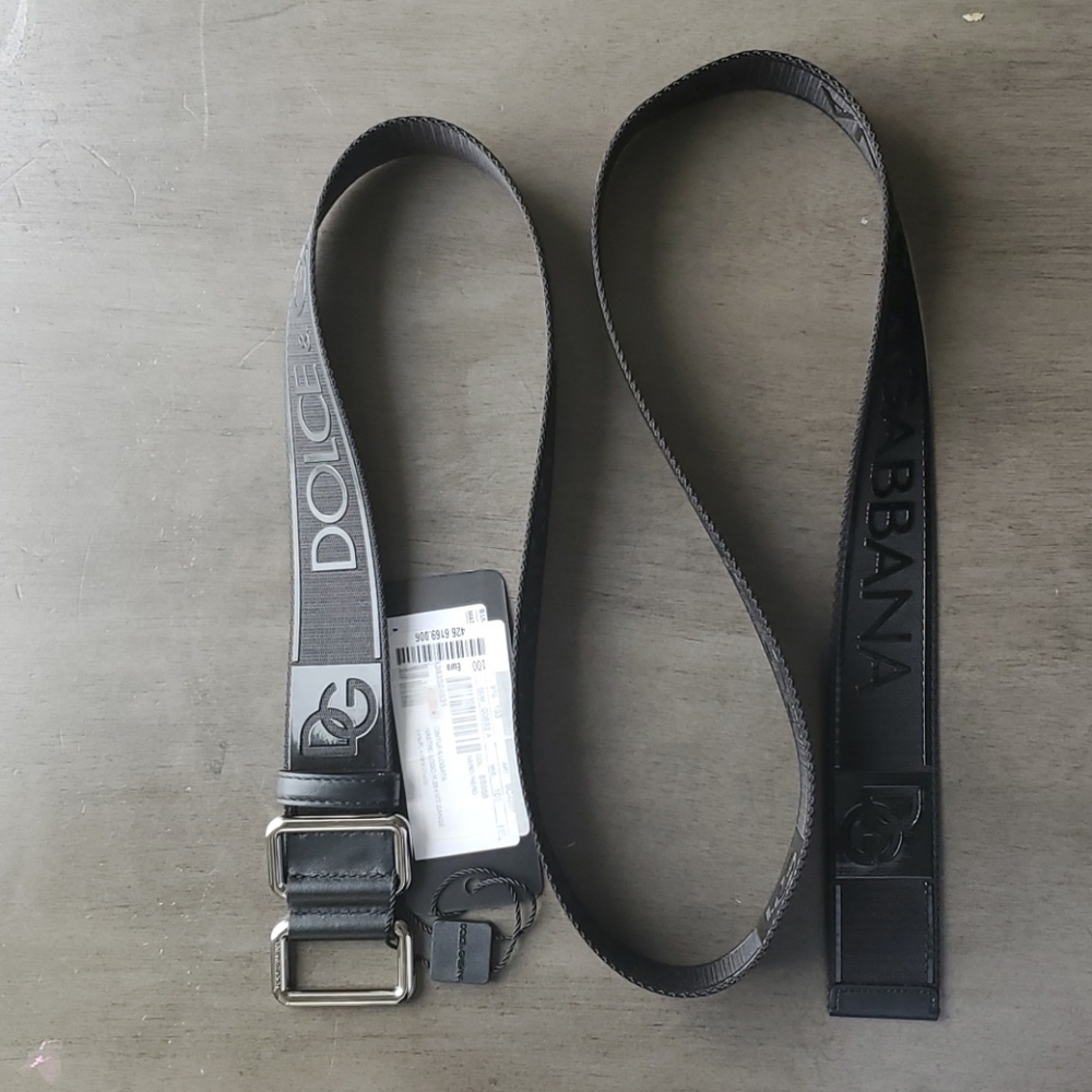 Dolce & Gabbana Logo Tape Belt